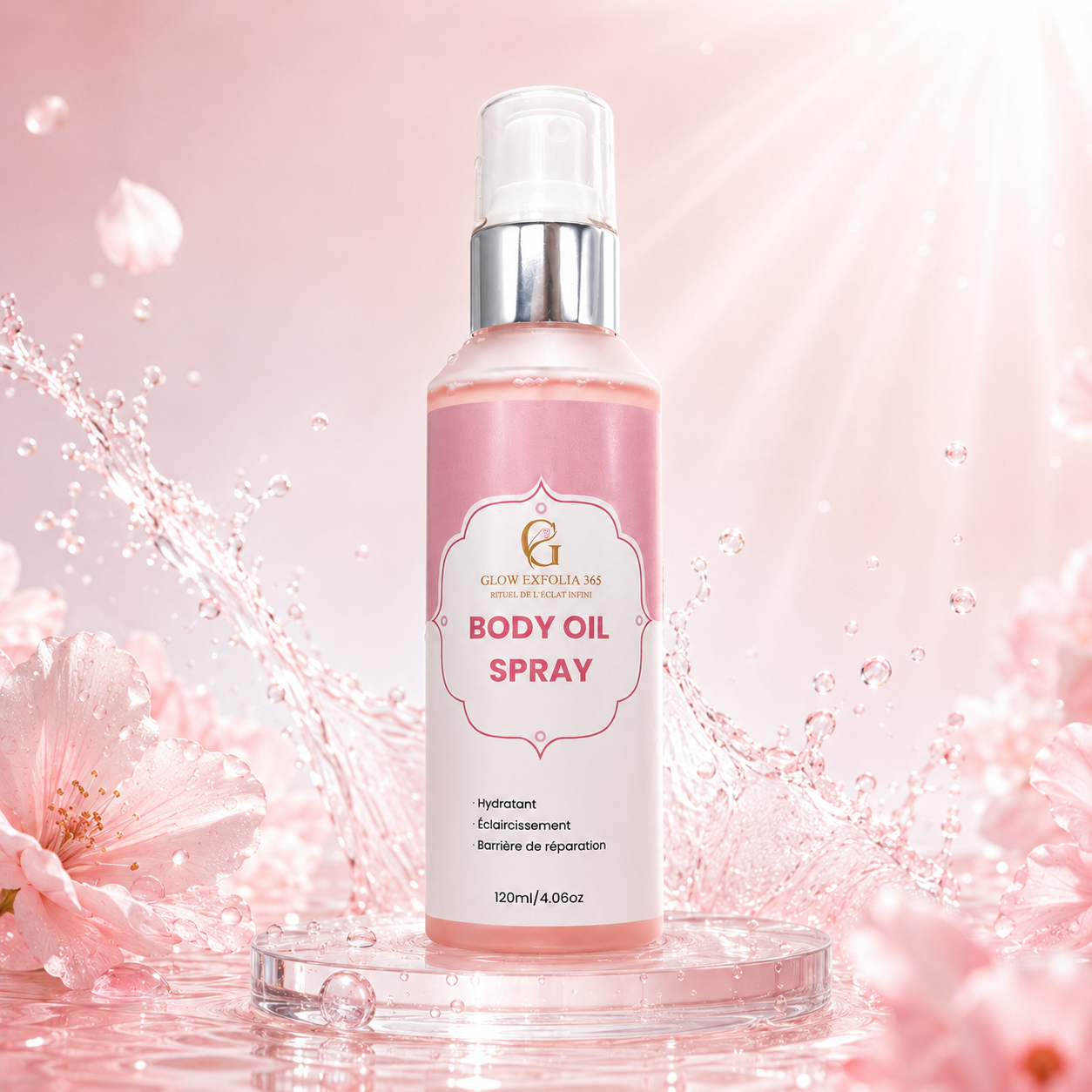 Body Oil Spray Glow Exfolia 365