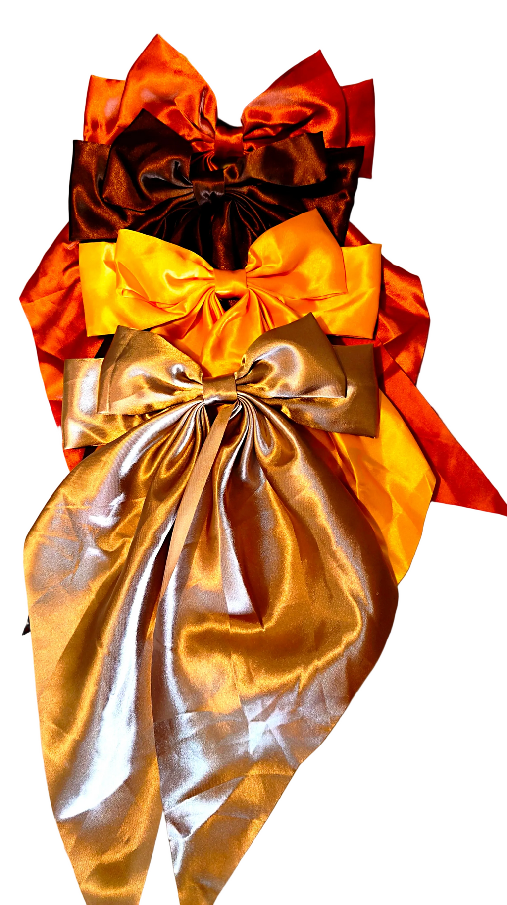 Clip à cheveux noeud doré